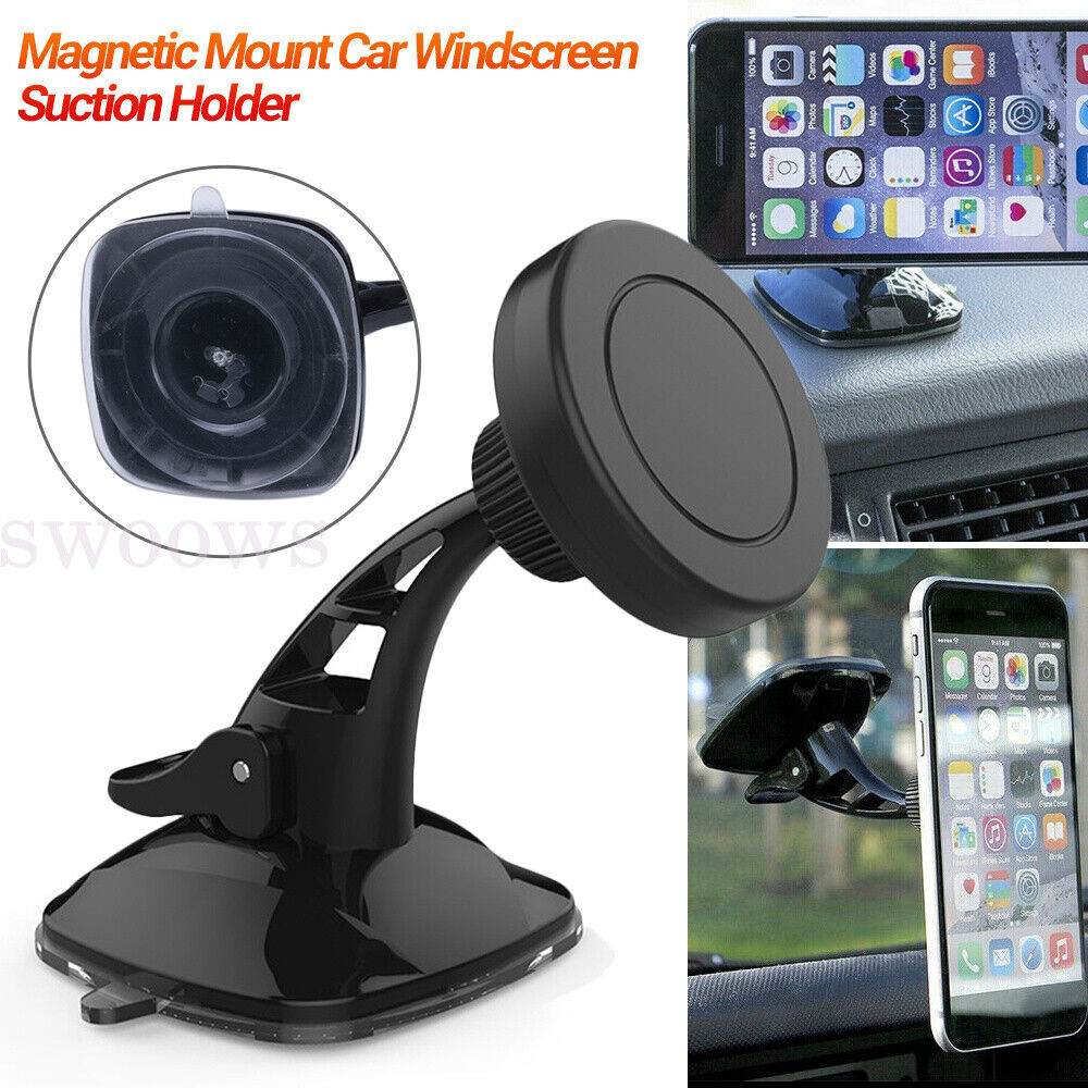 Magnetic Mount Car Windscreen Suction Holder Stand For Mobile Cell Phone GPS AU