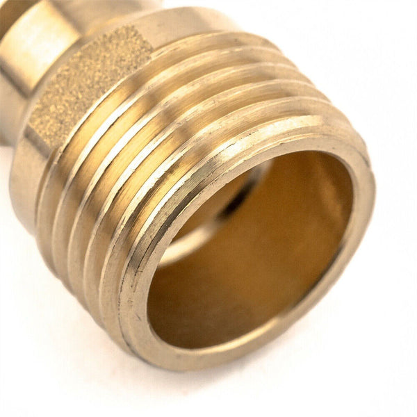 2pcs Australian Brass Tap Adaptor Male 15mm 1/2" 12mm Snap On Fitting Hose