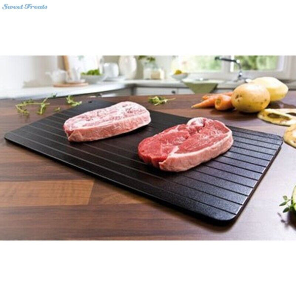 Magic Plate Defrosting Tray Fast Thawing Frozen Meat Defrost Kitchen Food Mat AU