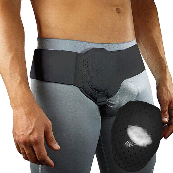 Men Hernia Support Belt Sports Inguinal Groin Hernia Pain Relief Truss Brace AU