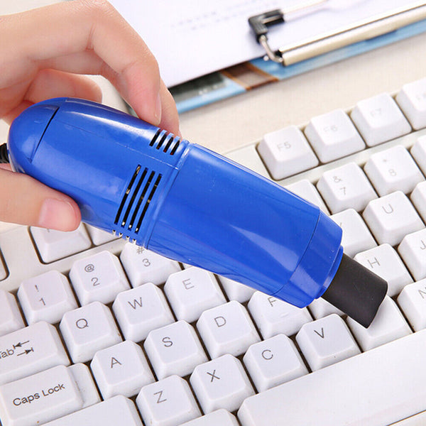 Mini Computer Vacuum USB Keyboard Cleaner PC Laptop Brush Dust Cleaning Kit AU