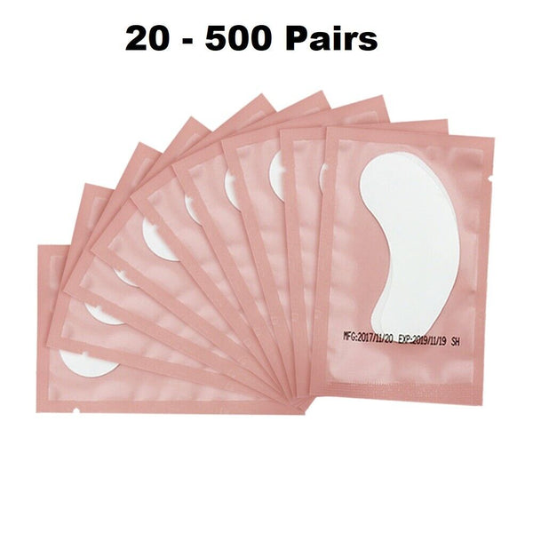 UPTO 2000 Under Eye Gel Pads Free Eyelash Extension Pad Holder Accesories