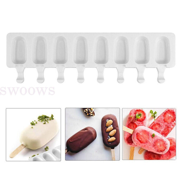 Cute Silicone Frozen Ice Cream Mold Juice Popsicle Maker Ice Lolly Mould Kids