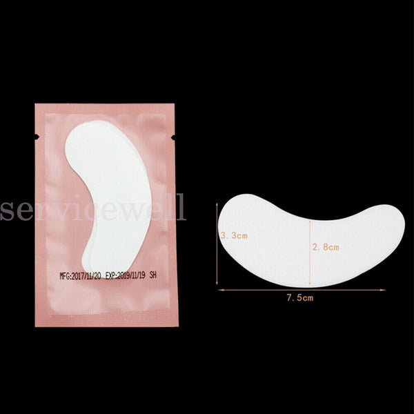 UPTO 2000 Under Eye Gel Pads Free Eyelash Extension Pad Holder Accesories