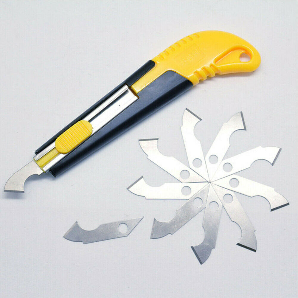 10 Blades Craft Tool Cutting Acrylic Cutter Sheet With Spare Perspex PVC Plastic