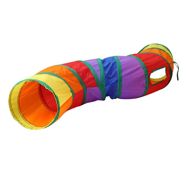 Kitten Cat Toy Pet Tunnel UP Play Foldable Exercise S-shape Tube Hole Rabbit Dog