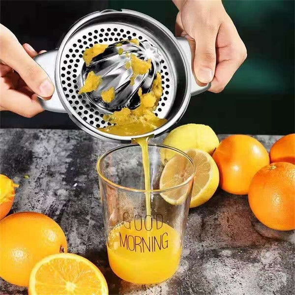 New Stainless Steel Fruit Lemon Citrus Orange Juicer /Manual Press Squeezer