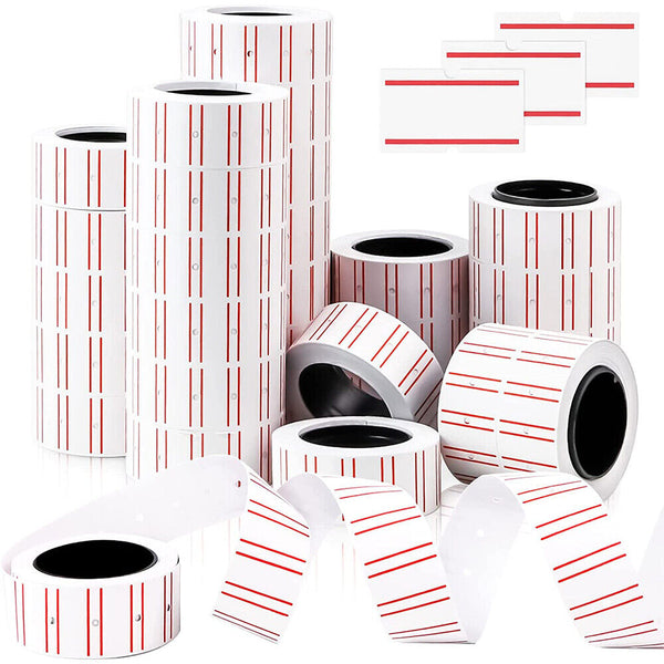 Price Tag Gun Labels Tags Rolls Sticker Pricing Tagging MX5500 800 Labels / Roll