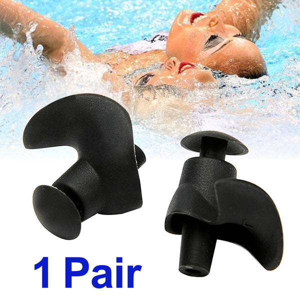 NEW Waterproof Swimming Diving Ear Plugs Kids Adults Silicone Sports Reuseable