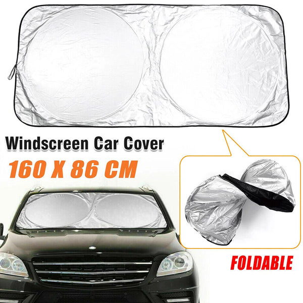 Large Car Sun Shade Visor Van SUV Windscreen Sunshade Car Cover Protector Cooler