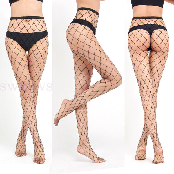 Women Fishnet Stockings Pantyhose Mesh Fishnets Tights Anti Hook Nylon Panty