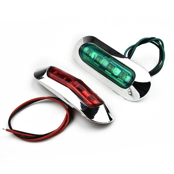 1set Boat Navigation Lights Waterproof Marine Utility Led Strip Lights 12-24V