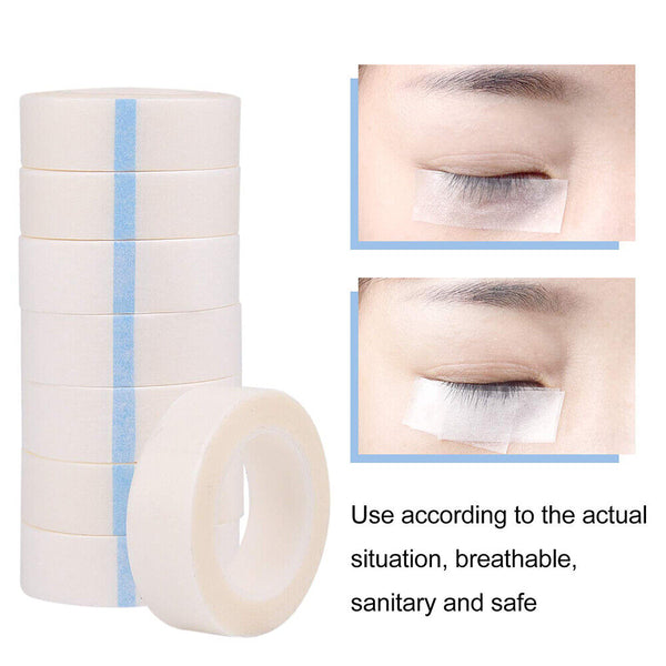 UP 10 Rolls Eyelash Lash Extension Tape Micropore Paper Pad Eyelash Tapes Tools