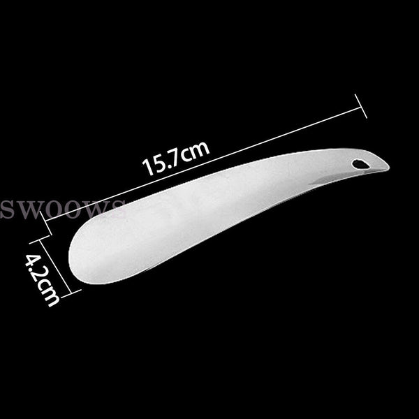 Portable Pocket Stainless Steel Shoe Horn - 15cm Metal Shoespooner Spoon AU