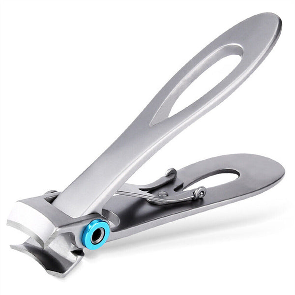 Men Women Stainless Steel Thick Nail Clipper Finger Toe Cutter With Metal Case