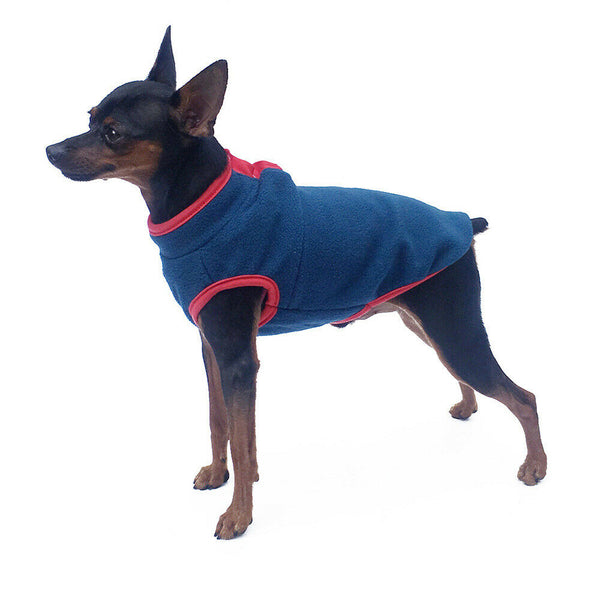 XS-XL Pet Dog Puppy Winter Warm Fleece Jumper Vest Coat Jacket Apparel Clothes