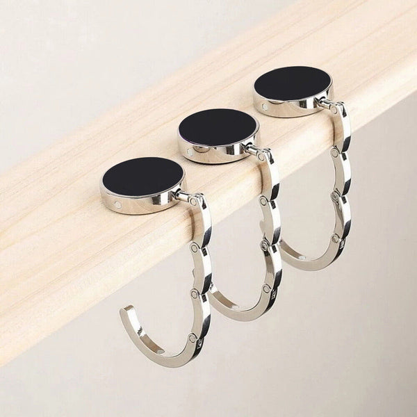 Portable Folding Alloy Purse Handbag Bag Hanger Hook Holder Table Hook Storage