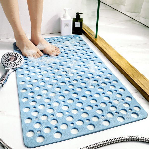 Non-Slip Bath Mat Anti Mould Shower Mats TPE Bathroom Bathtub Suction Mat Floor