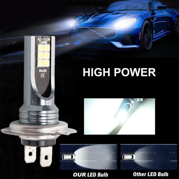 x4 H7 LED Headlight Bulb High Low Beam 110W 30000LM Super Bright 6000K White AU