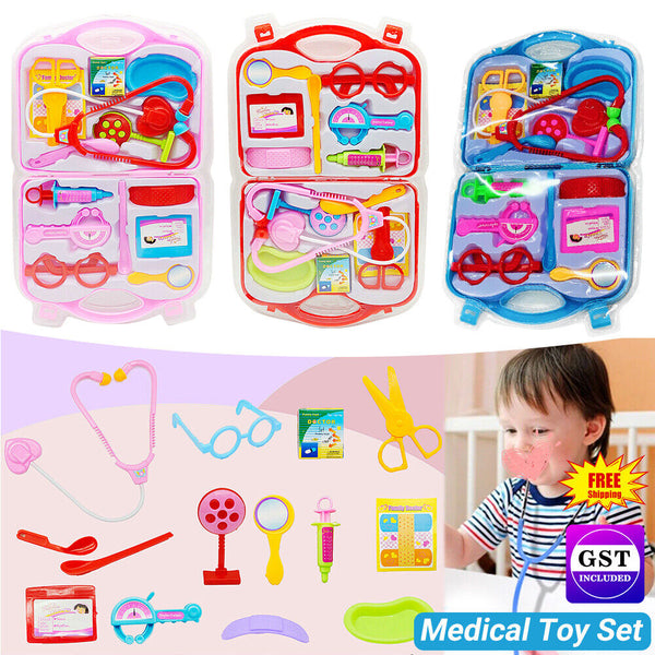 Play Educational Doctor Case Kit Medical Set Hospital Supply Toy Kids Boys Girls