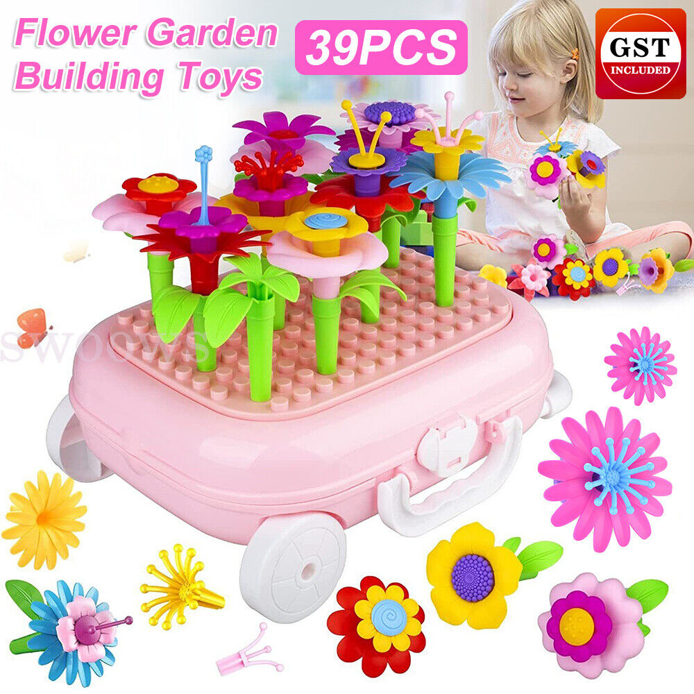 39 Pcs Flower Garden Building Toy Set-STEM Educational Activity For PreSchooler