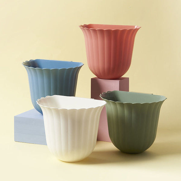 1-4x Hanging Trash Can for Kitchen Cabinet Door Wall Mounted Counter Plastic