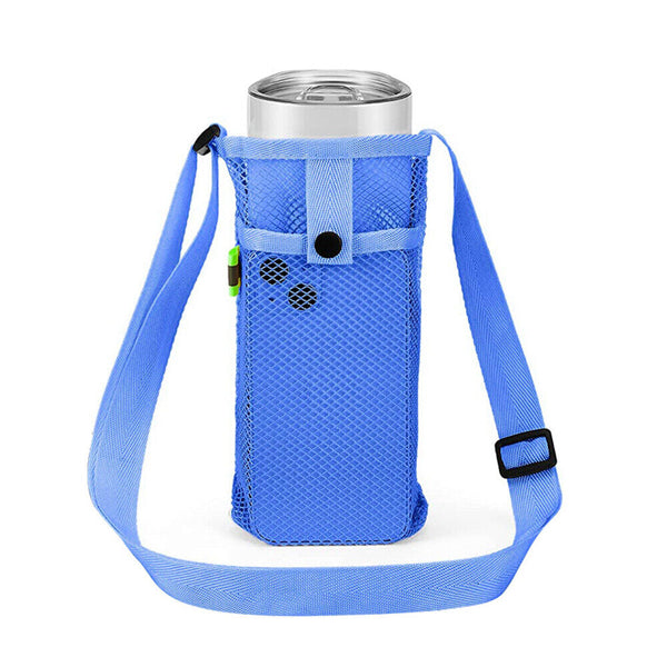 Water Bottle Holder Water Bottle Carrier with Adjustable Shoulder Strap Bag