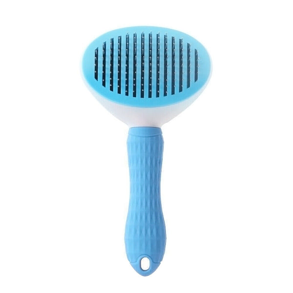 2xPet Dog Cat Grooming Comb Brush Tool Gently Removes Loose Undercoat Knots Mats