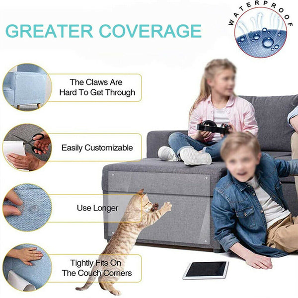 Cat Couch Sofa Scratch Guard Stickers Pet Furniture Anti-Scratching Protector