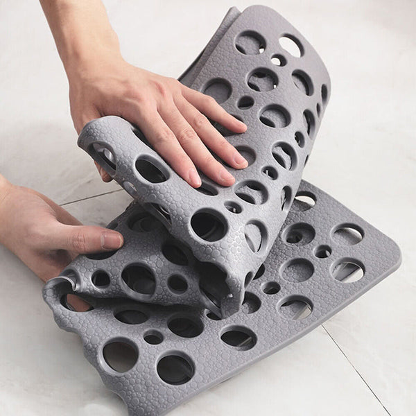 Non-Slip Bath Mat Anti Mould Shower Mats TPE Bathroom Bathtub Suction Mat Floor