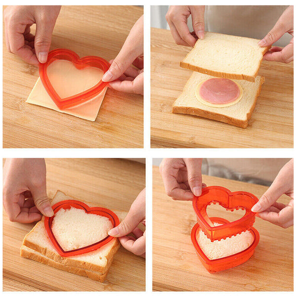 Sandwiches Cutter and Sealer For Kids Lunch Sandwiches' Decruster Maker