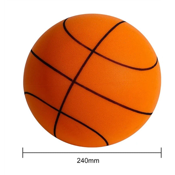 Silent Basketball Indoor Training Foam Uncoated Ball High Density Ball 24cm