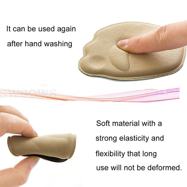 Pair ! Memory Foam Half Insoles Cushion Shoe Insole Heel Pads Inserts Heel Women