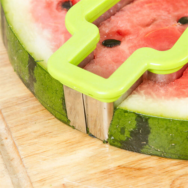 1/2PCS Stainless Steel Watermelon Slicer Popsicle Shape Melon Fruit Cutter Scoop