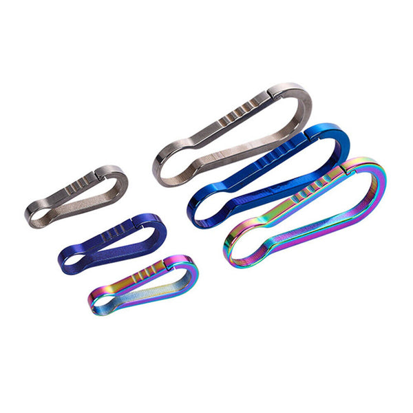 Stainless Steel Spring Hiking Clasp Safety Clasp Key Clasp Buckle Dog Chain