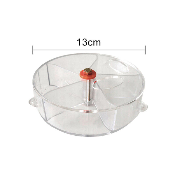 Rotate Pet Parrot Toys Wheels Bite Chewing Birds Foraging Food Box Cage Feeder