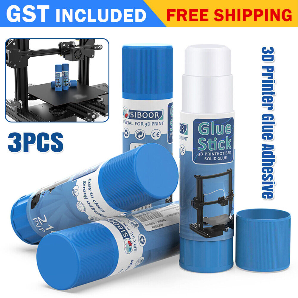 3Pcs 3D Printer Glue Adhesive for Hot Bed PLA Glass ABS PETG CPE AU M1Q6