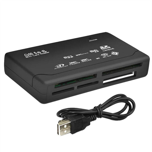 USB 2.0 All in One Multi Memory Card Reader CF SD SDHC MS TF M2 XD MMC