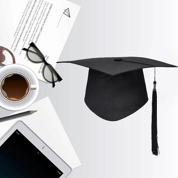Mortarboard Graduation Hat Academic Cap Black Bachelor Master Chancellor Hat AU