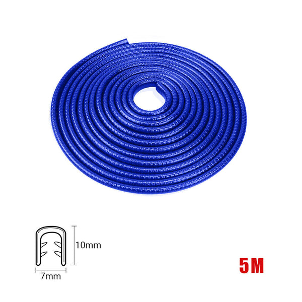BLUE Car Door Edge Guard Protector Car Strip Guard Moulding Trim Door Protector