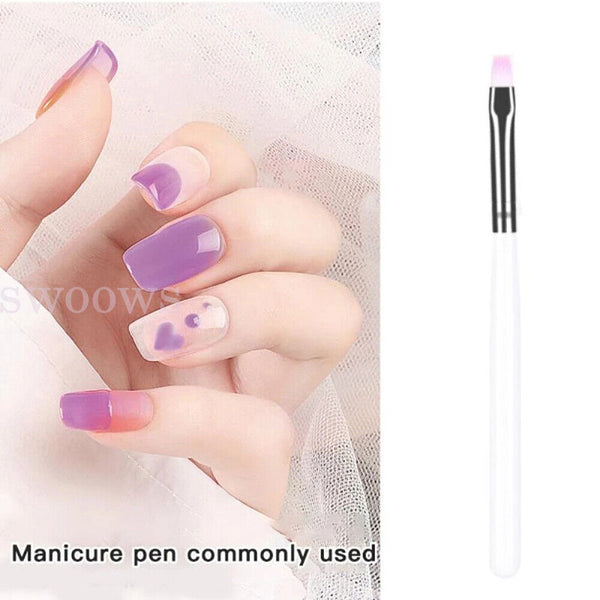 4/8pcs Acrylic Nail Art Brush Pen UV Gel Painting Drawing Brushes Manicure Tools