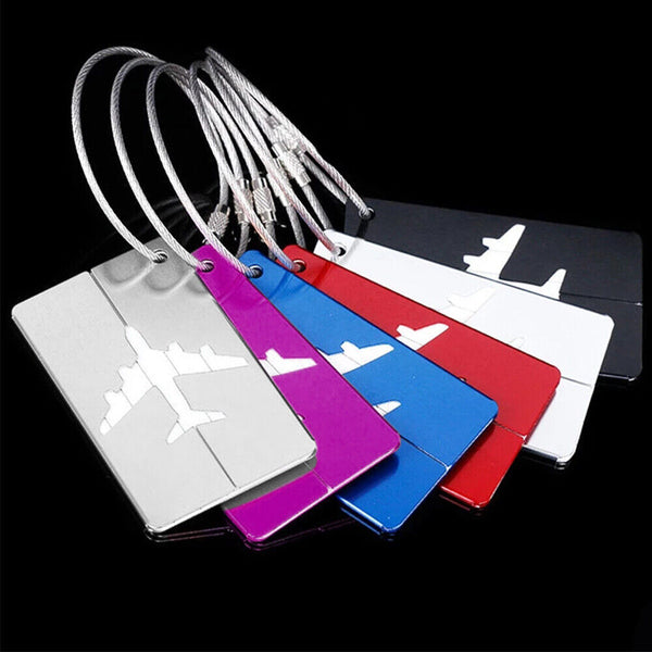 1/2/3/4/5x Luggage Tag Travel Baggage Suitcase Bag Identity Address Name Labels