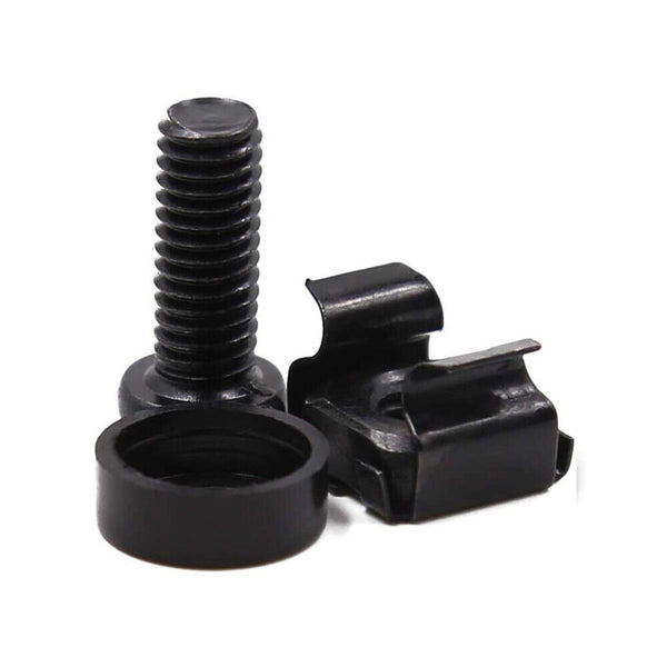 Black BULK Cage Nuts, Washers and Screws for Server Shelf Cabinets Rack Mount AU