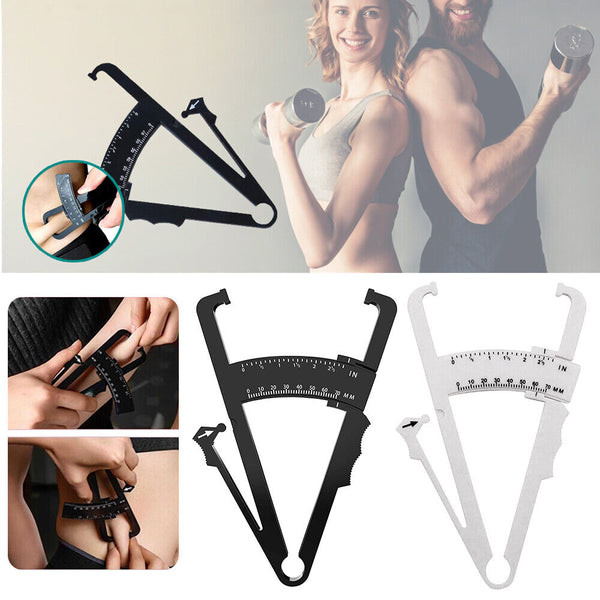 Body Fat Measurement Testing Caliper Skinfold Skin Fold Gym Weight Loss Test AU