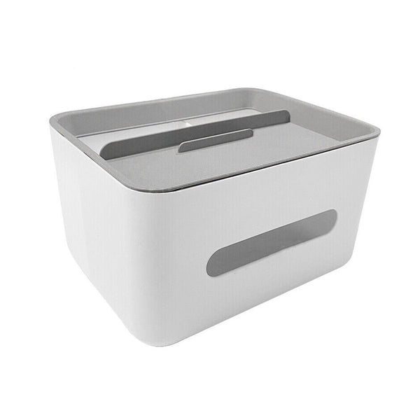 Multifunction Tissue Box Cover Table Napkin Paper Case Holder Storage Organizer
