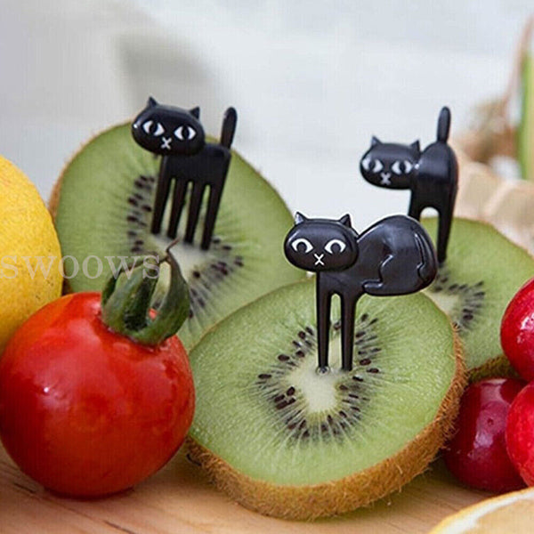 36pcs Fruit Kid Animal Fork Food Mini Forks Lunch Box Accessory Tool Decor