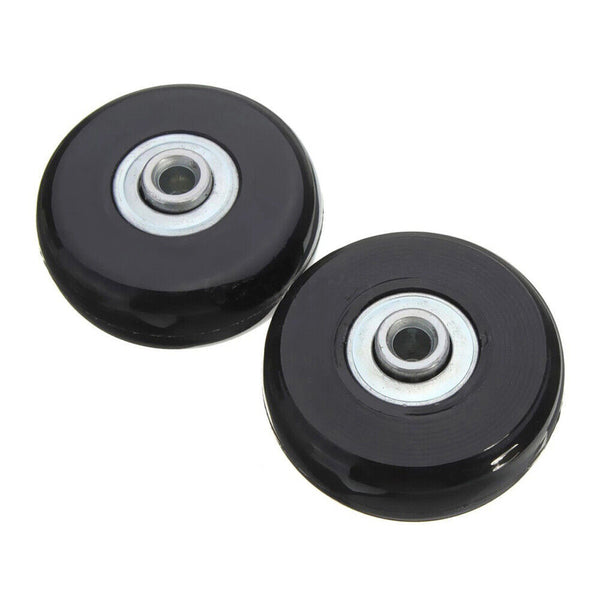 2Pairs 50mm Luggage Suitcase Replacement Wheels Axles Wrench Repair Tools