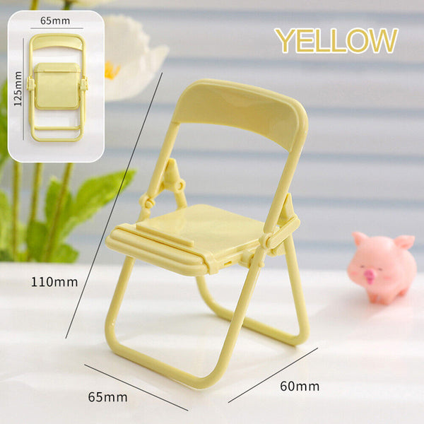 Cute Chair Shape Portable Mobile Phone Holder Smartphone Desktop Brackets AU