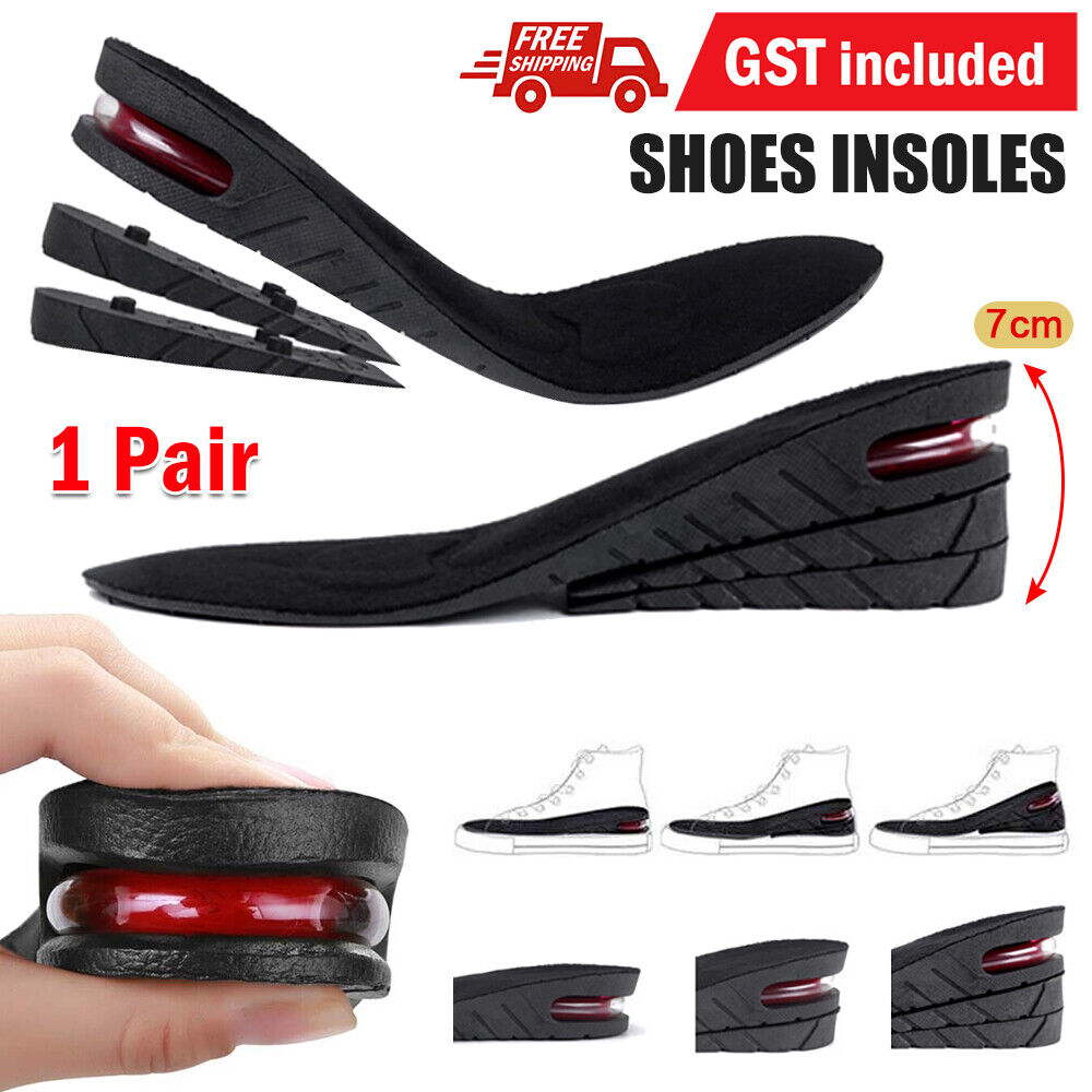 Shoes Insoles Air Cushion Height Increase Heel Gel Inserts Taller Lifts Pad Shoe