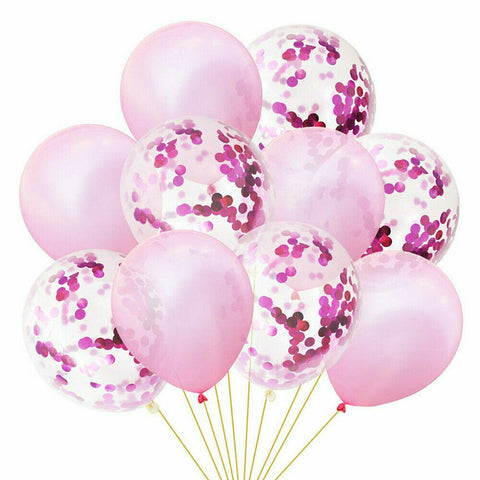 10-20Pcs Confetti Latex Balloons Set Balloon Birthday Wedding Party Decorations